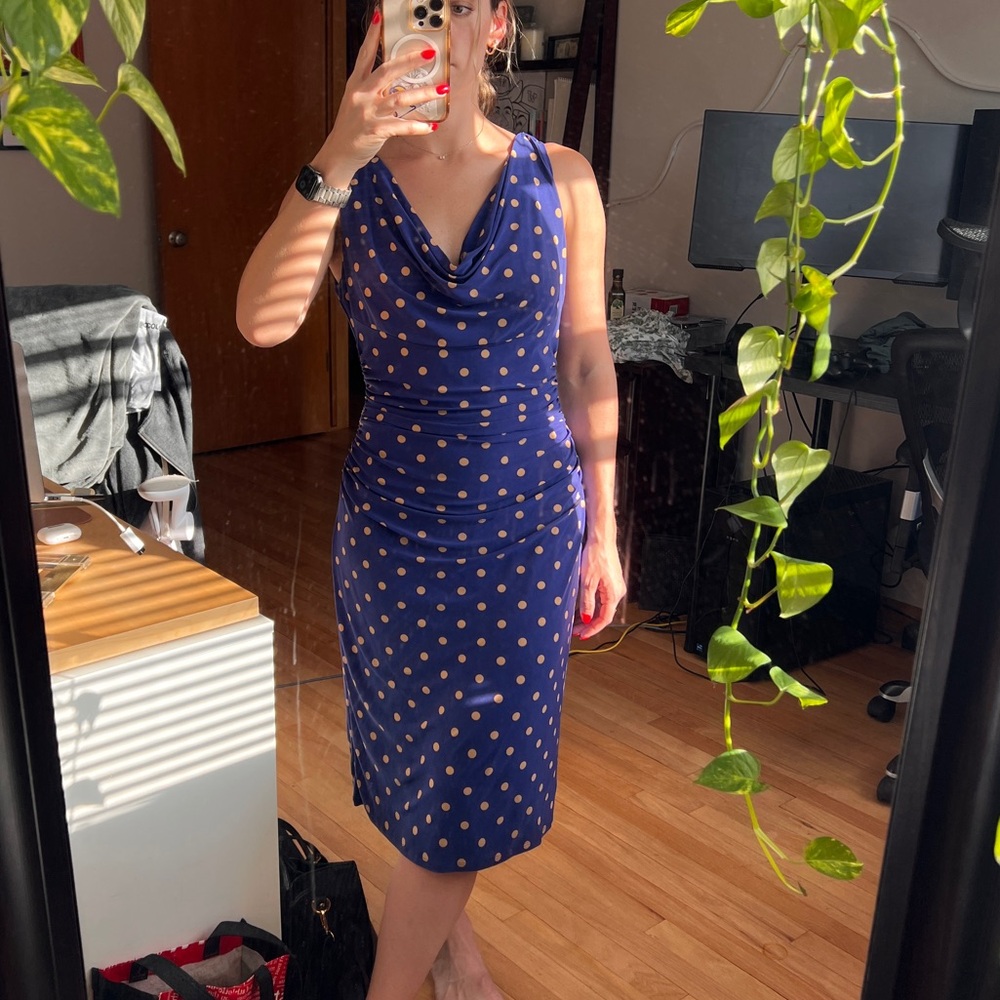 Lauren Ralph Lauren Vintage Polka Dot Dress